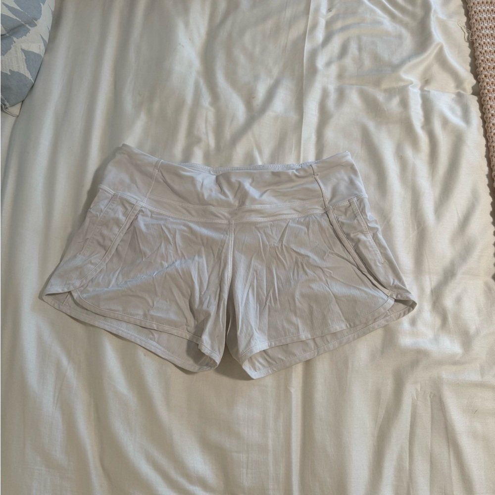 Lululemon White Shorts